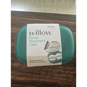 Willow Pump Anywhere Case Teal Green Wearable Breast Pump Travel Carrying Bag